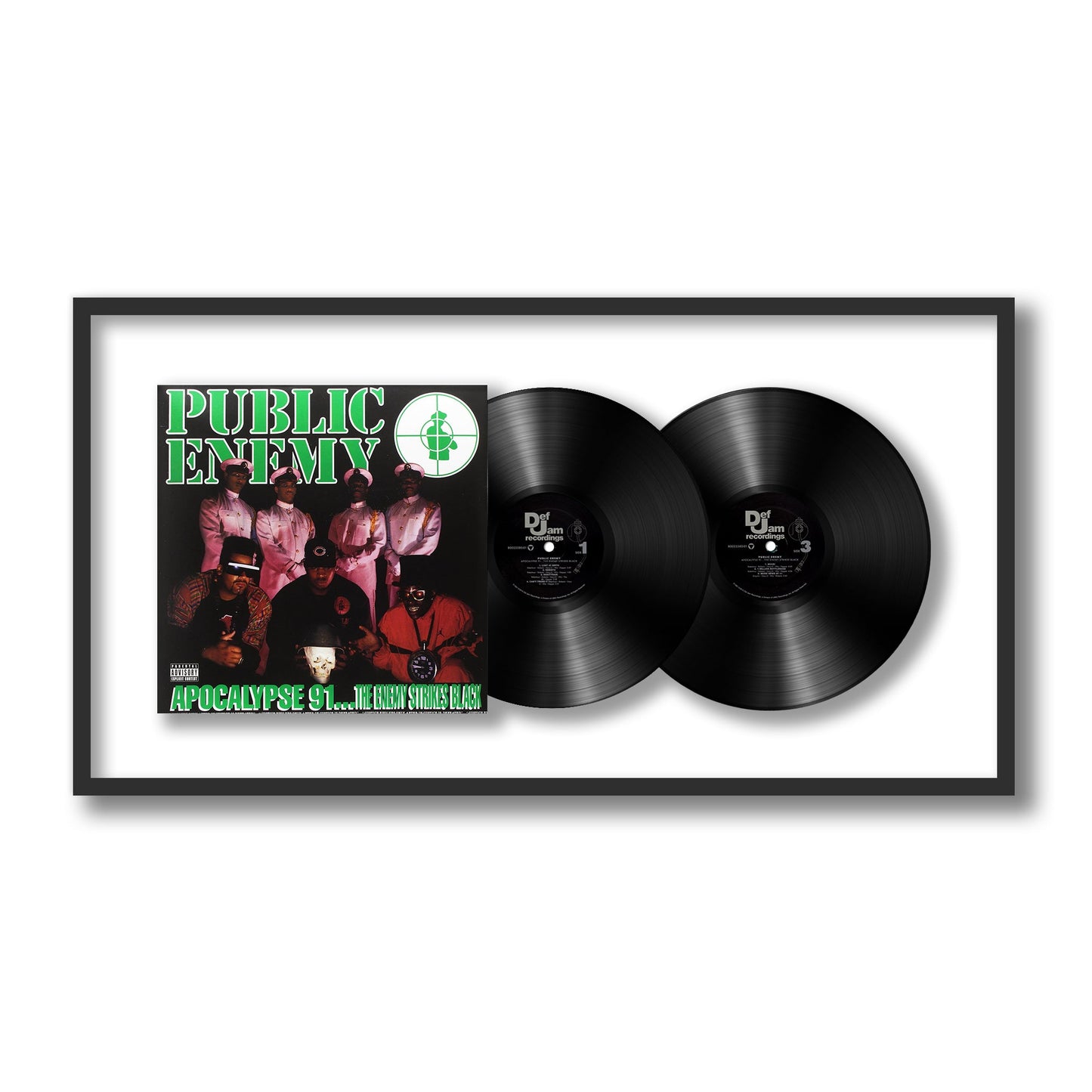 Public Enemy Apocalypse 91... The Enemy Strikes Back Framed Vinyl Record