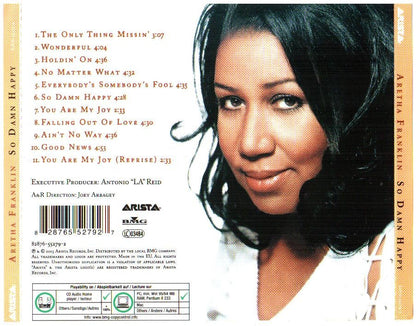 Aretha Franklin – So Damn Happy Music CD