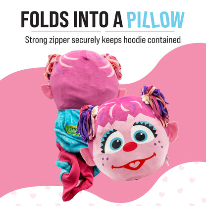 Sesame Street | Abby Cadabby Kids Snugible 2-in-1 Blanket Hoodie & Pillow