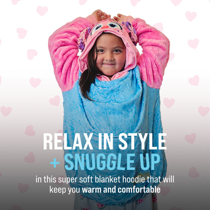Sesame Street | Abby Cadabby Kids Snugible 2-in-1 Blanket Hoodie & Pillow