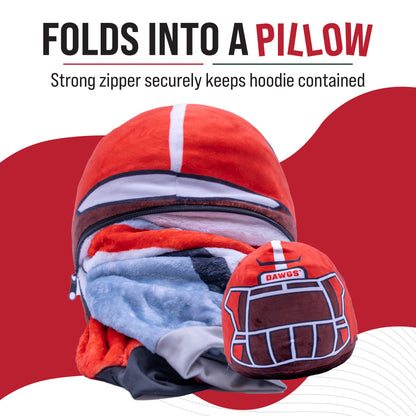 University of Georgia Helmet Snugible | Blanket Hoodie & Pillow