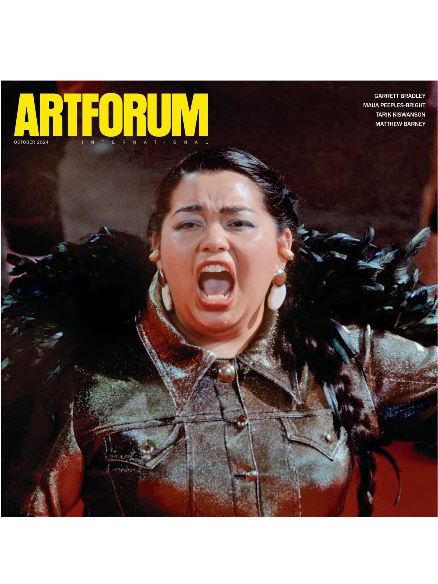 Artforum - October 2024: Harmon Siegel Discusses Emily In Paris, Matthew Barney, Maija Peeples-Bright's Art, Poetry Of Bob Flanagan, 5 Decades Of Printmaking, The Impact Of Science Fiction & More!