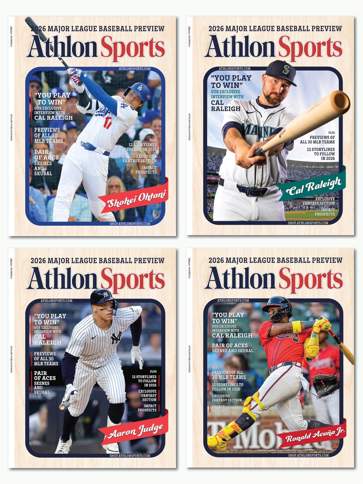 Athlon Sports - 2026 MLB Preview: In-Depth Coverage Of All 30 MLB Teams, Cal Raleigh's Interview, Star Players Shohei Ohtani, Aaron Judge, Ronald Acuña Jr., Paul Skenes, Tarik Skubal & More!
