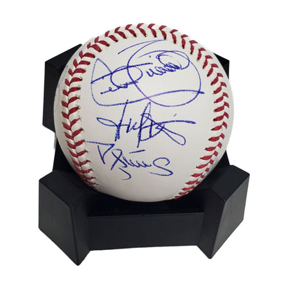 Ripken,Sandberg,Fielder,Glavine,Smith,Baines,Molitor,McDowell signed 91 AS Ball