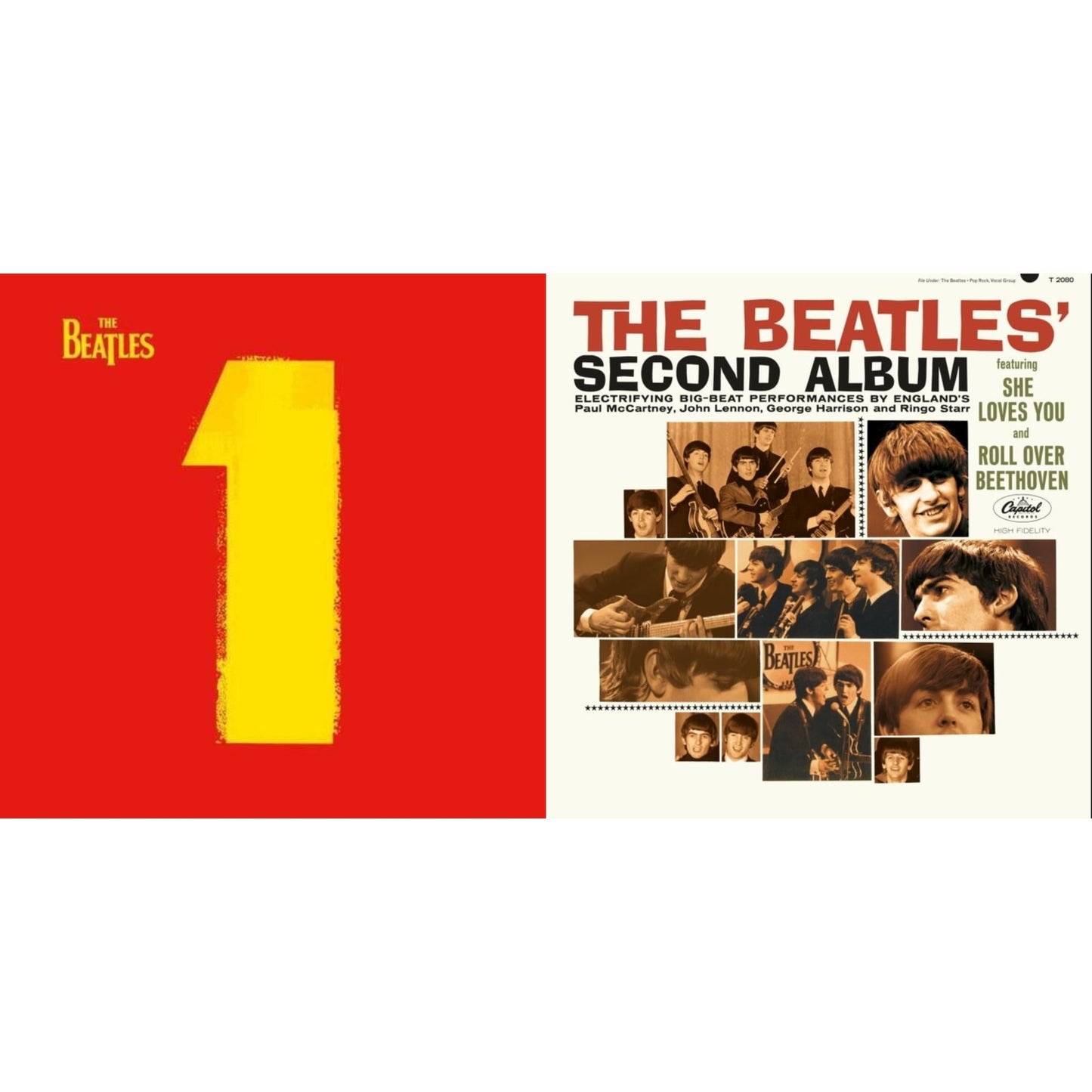 Beatles - Beatles Second Album  & 1 (2015 Reissue) - LP Vinyl Bundle
