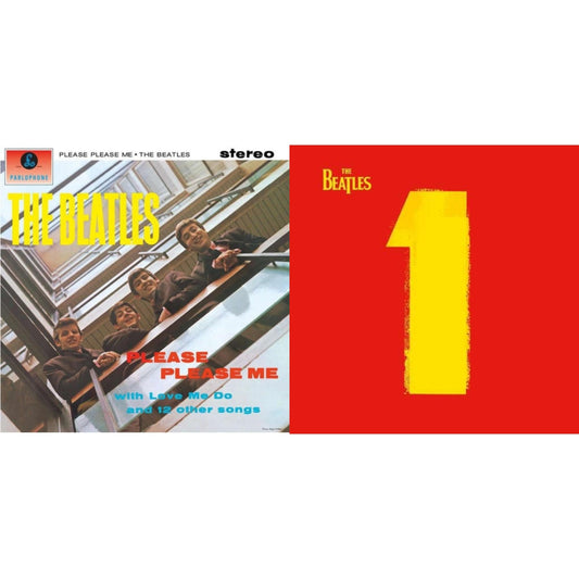 Beatles - Please Please Me & 1 (2015 Reissue) - LP Vinyl Bundle