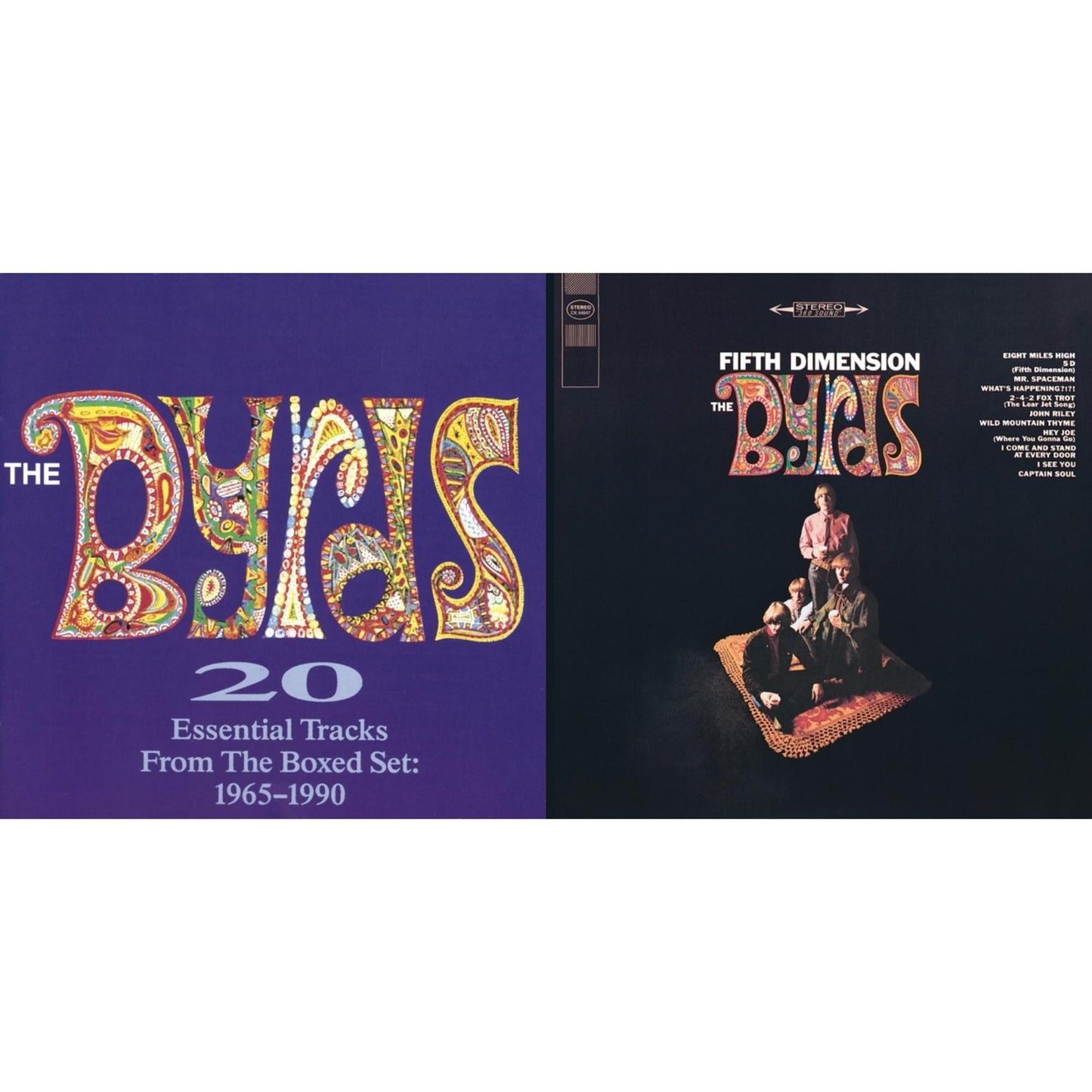Byrds - Fifth Dimension & 20 Essential Tracks From The Box Set: 1965 - 1990 - CD Bundle