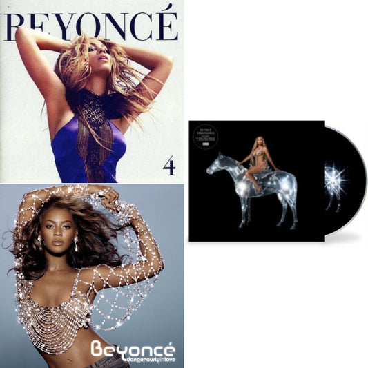 Beyonce - Renaissance (X) & 4 & Dangerously In Love - CD Bundle