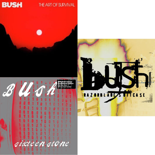 Bush - Art Of Survival (Black LP Vinyl) & Sixteen Stone & Razorblade Suitcase (In Addition) (2LP/Gatefold)