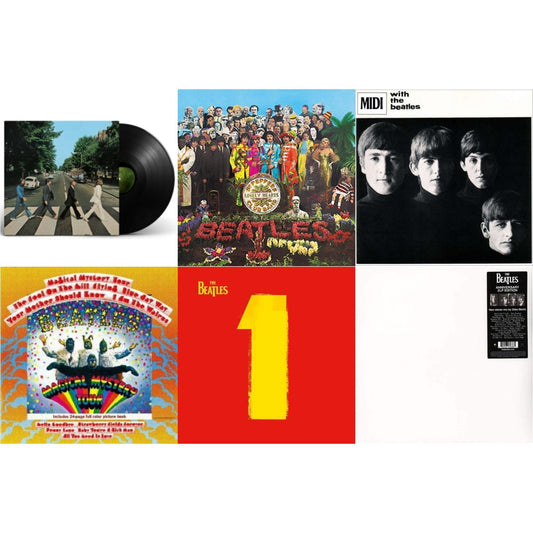 Beatles - With The Beatles & Magical Mystery Tour & 1 (2015 Reissue) & Sgt. Pepper's Lonely Hearts Club Band (2017 Stereo Mix/180G/Original Stencils) & Beatles (The White Album) (2LP) & Abbey Road Anniversary