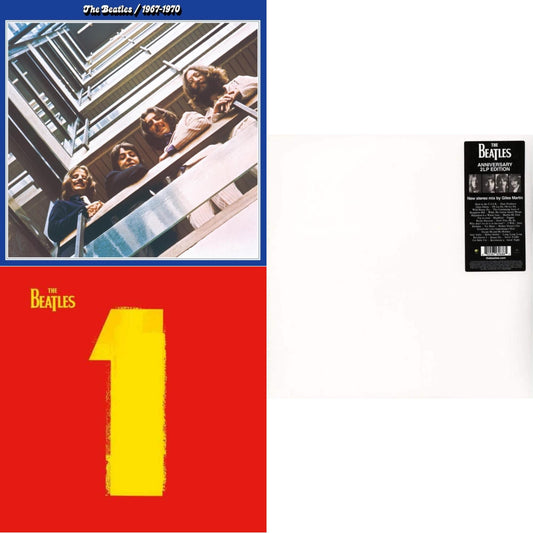 Beatles - Beatles 1967-1970 (2023 Edition) (Half-Speed) (3LP) & 1 (2015 Reissue) & Beatles (The White Album) (2 LP)
