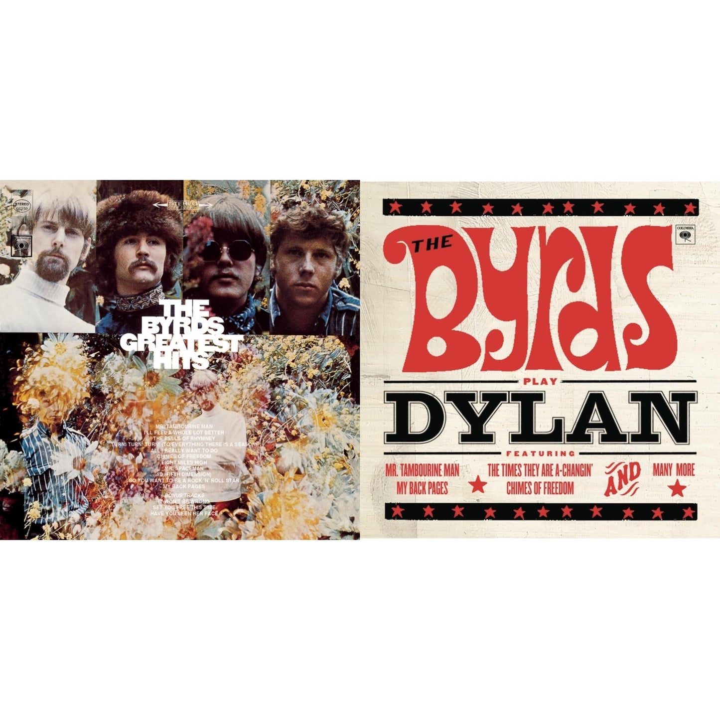 Byrds - Greatest Hits & Byrds Play Dylan - CD Bundle