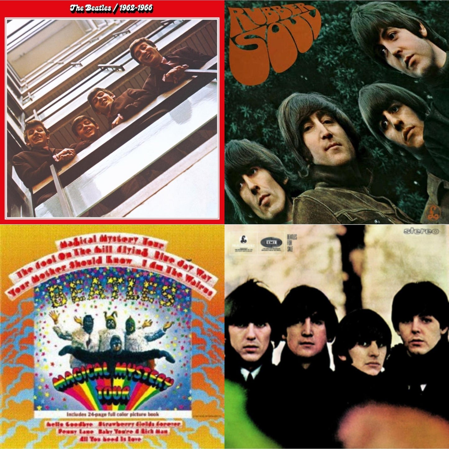 Beatles - Beatles For Sale & Rubber Soul & Magical Mystery Tour & Beatles 1962-1966 (2023 Edition) (Half-Speed) (3LP)
