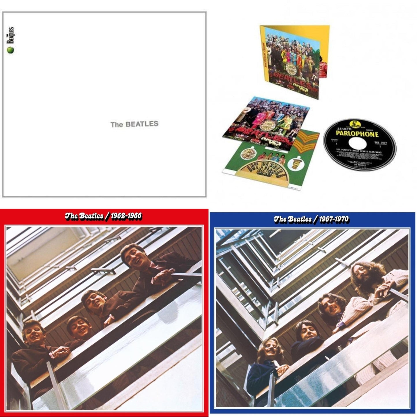 Beatles - Beatles & Beatles 1962-1966 (2023 Edition) (2CD) & Beatles 1967-1970 (2023 Edition) (2CD) & Sgt. Pepper's Lonely Hearts Club Band (Anniversary Edition)