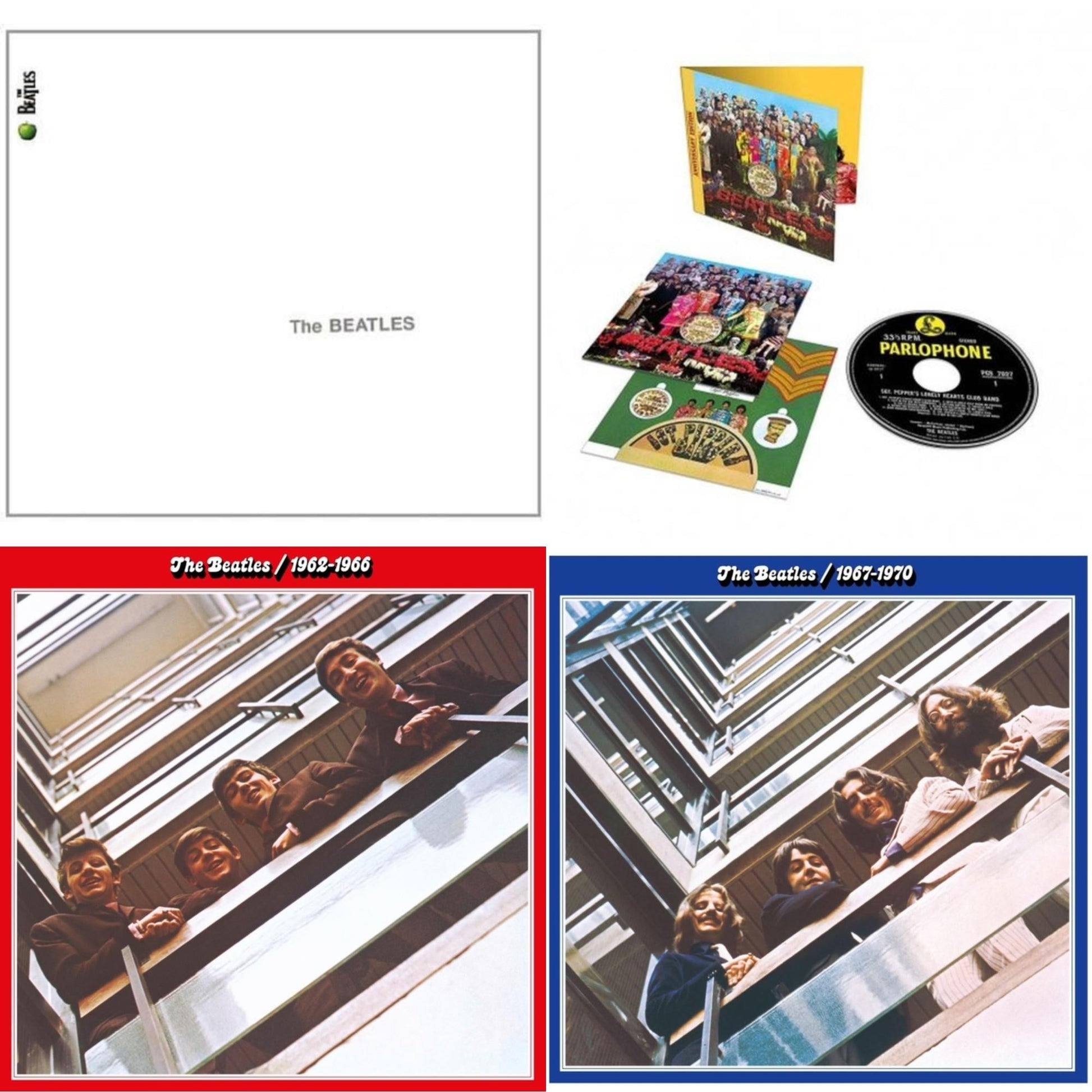 Beatles - Beatles & Beatles 1962-1966 (2023 Edition) (2CD) & Beatles 1967-1970 (2023 Edition) (2CD) & Sgt. Pepper's Lonely Hearts Club Band (Anniversary Edition)