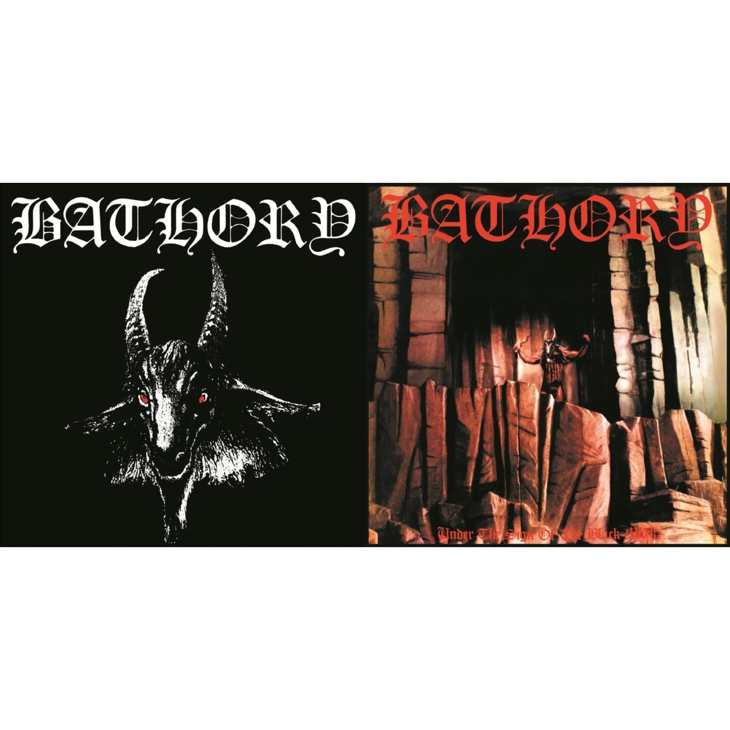 Bathory - Under The Sign Of The Black Mark & Bathory - LP Vinyl Bundle