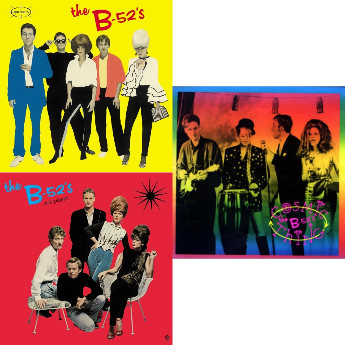 B-52'S - Cosmic Thing & B-52'S & Wild Planet - LP Vinyl Bundle