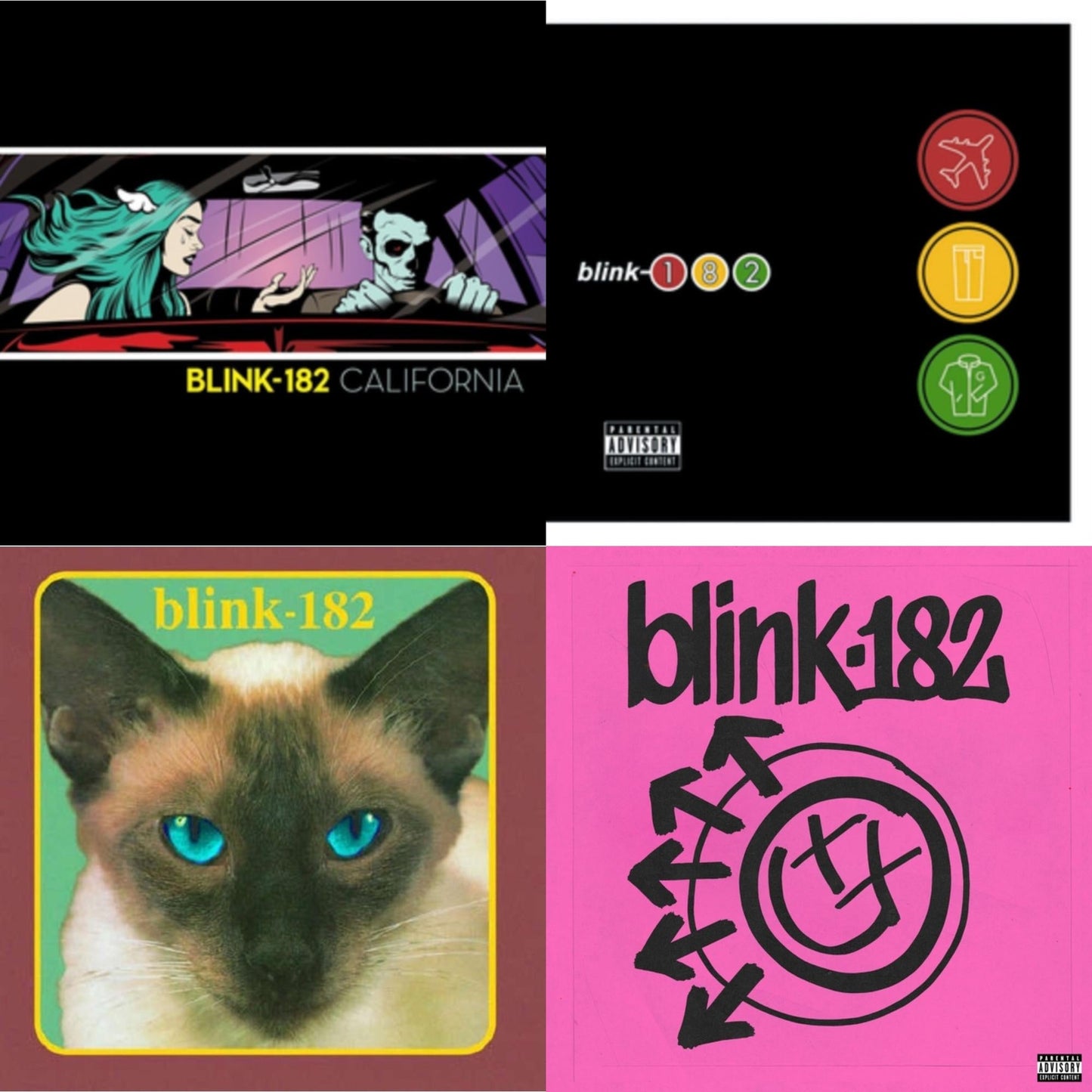Blink-182 - California (Deluxe/2LP/180G) & Take Off Your Pants & Jacket & Cheshire Cat & One More Time… (X)