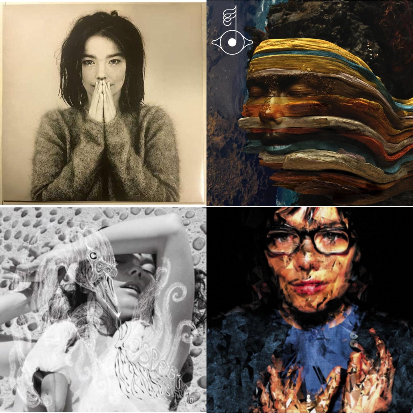 Bjork - Debut & Vespertine & Selma Songs & Bastards: Remix - LP Vinyl Bundle