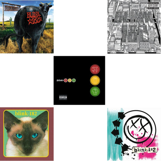 Blink-182 - Dude Ranch & Take Off Your Pants & Jacket & Cheshire Cat & Blink-182 & Neighborhoods - LP Vinyl Bundle
