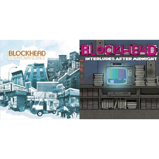 Blockhead - Downtown Science (Grey Marbled Vinyl/2LP/180G) & Interludes After Midnight (Opaque Purple Vinyl/2LP/180G)
