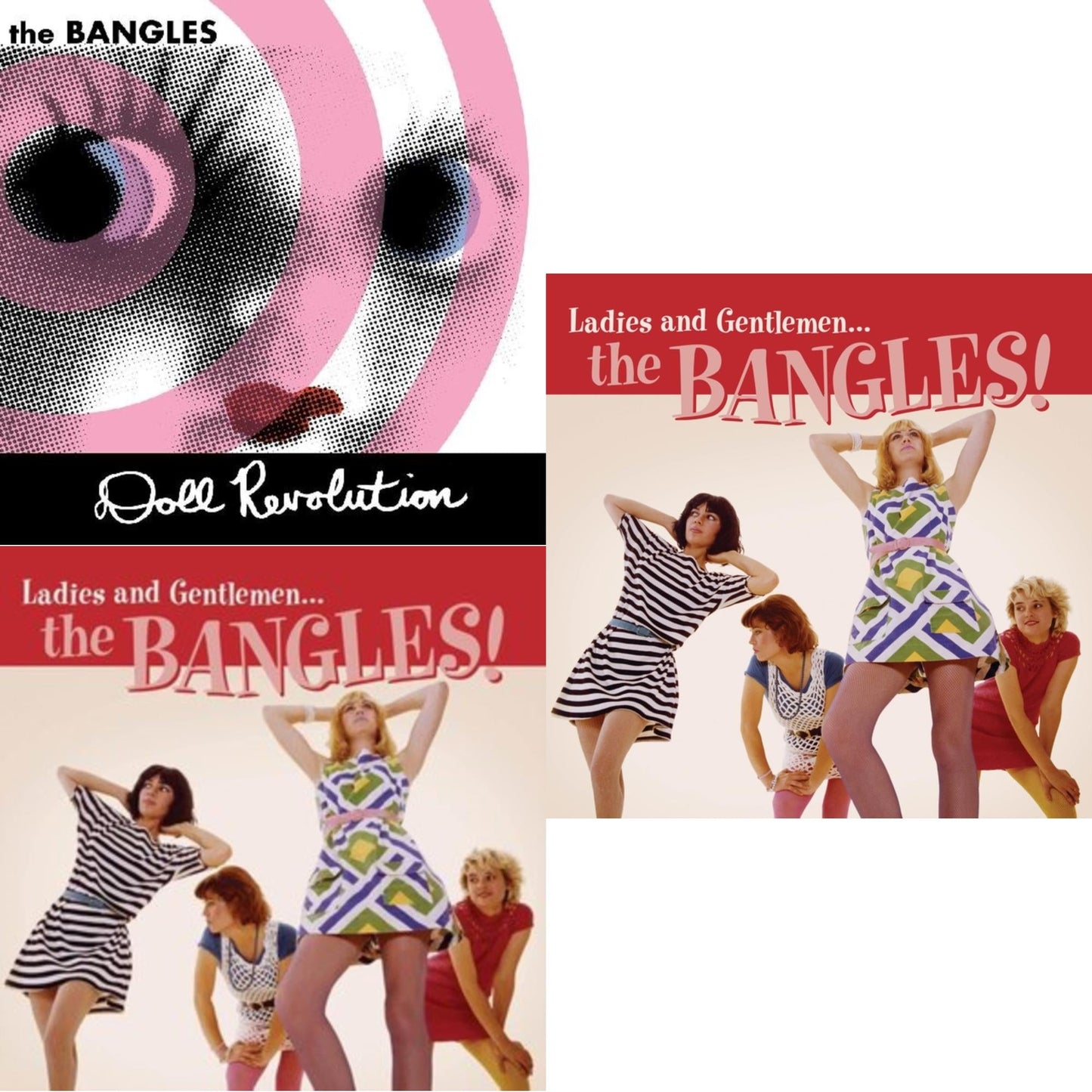 Bangles - Ladies & Gentlemen... The Bangles! (Pink LP Vinyl) (Ten Bands One Cause) & Ladies & Gentlemen...The Bangles! & Doll Revolution (Limited/2LP/White Vinyl Edition)