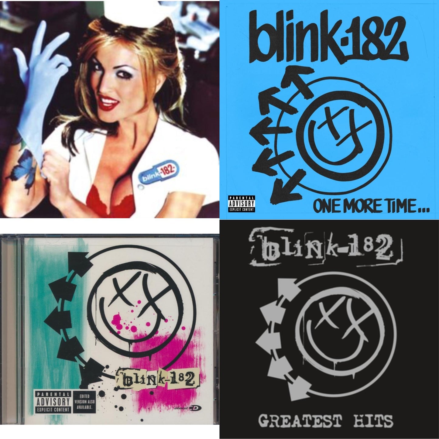 Blink-182 - Enema Of The State (X) & One More Time… (X) & Blink-182 & Greatest Hits - CD Bundle