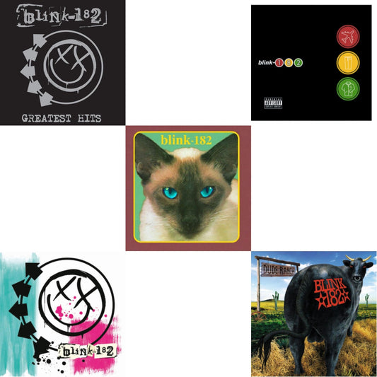 Blink-182 - Greatest Hits (2LP) & Dude Ranch & Take Off Your Pants & Jacket & Cheshire Cat & Blink-182