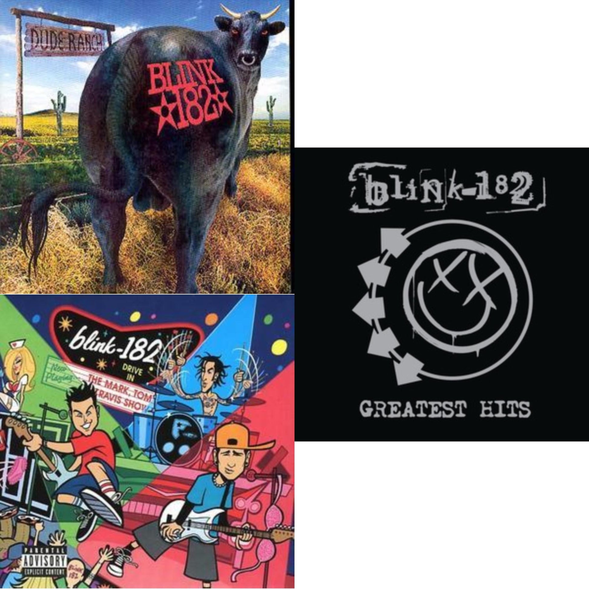 Blink-182 - Dude Ranch & Mark Tom Travis Show The Enema Strikes Back & Greatest Hits - CD Bundle