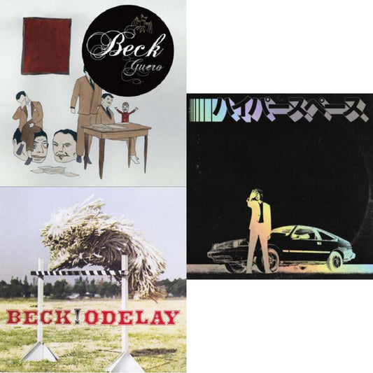 Beck - Hyperspace (2020 Deluxe Edition/Holographic Jacket/Booklet) & Odelay & Guero - LP Vinyl Bundle