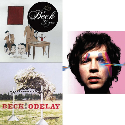 Beck - Odelay & Sea Change (140G/Gatefold/Dl Card) & Guero - LP Vinyl Bundle