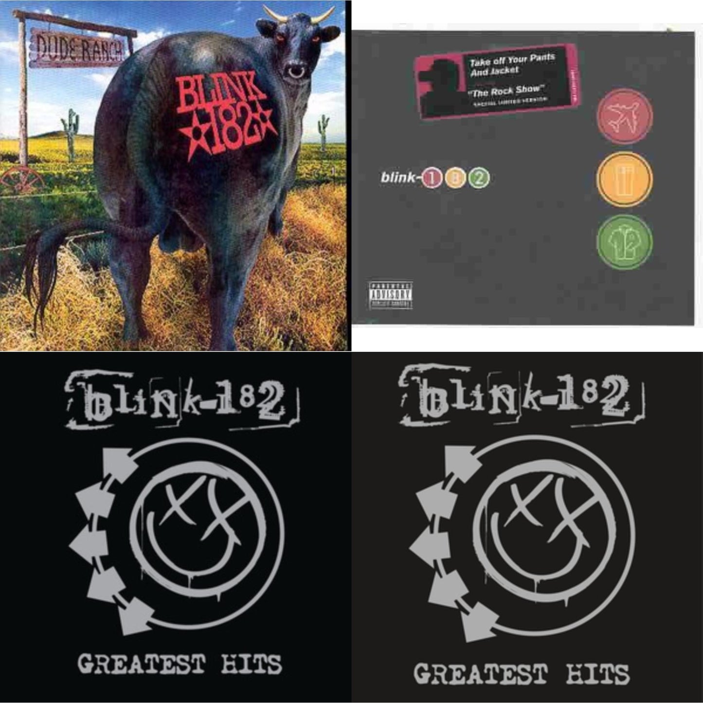 Blink-182 - Dude Ranch & Take Off Your Pants & Jacket & Greatest Hits & Greatest Hits - CD Bundle