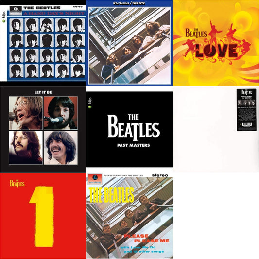 Beatles - Hard Day's Night & Please Please Me & Past Masters 1 & 2 & Beatles 1967-1970 (2023 Edition) (Half-Speed) (3LP) & Let It Be Special Edition & Love  & 1 (2015 Reissue) & Beatles (The White Album) (2 LP)