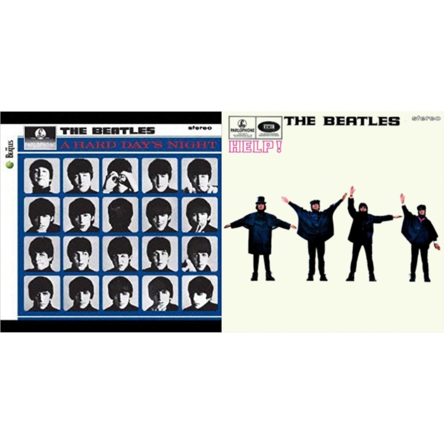 Beatles - Hard Day's Night & Help - LP Vinyl Bundle