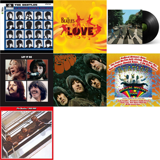 Beatles - Hard Day's Night & Rubber Soul & Magical Mystery Tour & Beatles 1962-1966 (2023 Edition) (Half-Speed) (3LP) & Let It Be Special Edition & Love  & Abbey Road Anniversary