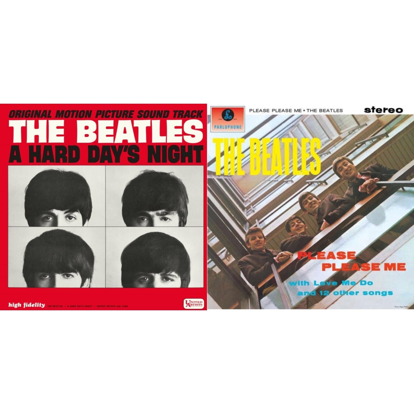 Beatles - Please Please Me & Hard Day's Night (Ost)  - LP Vinyl Bundle
