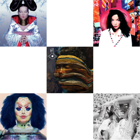 Bjork - Homogenic & Post & Vespertine & Utopia & Bastards: Remix - LP Vinyl Bundle