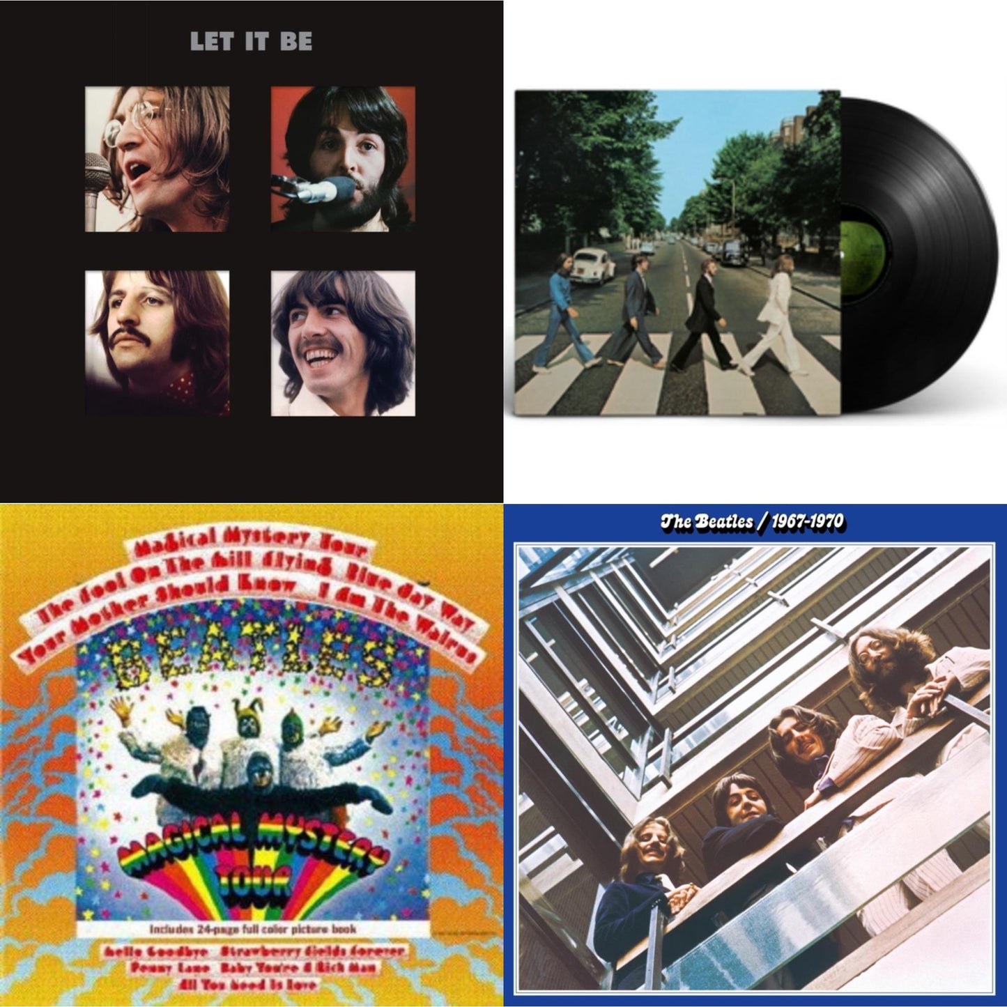 Beatles - Magical Mystery Tour & Beatles 1967-1970 (2023 Edition) (Half-Speed) (3LP) & Let It Be Special Edition (Super Deluxe/Slipbox/Book/4LP/12Inch Ep Box Set) & Abbey Road Anniversary