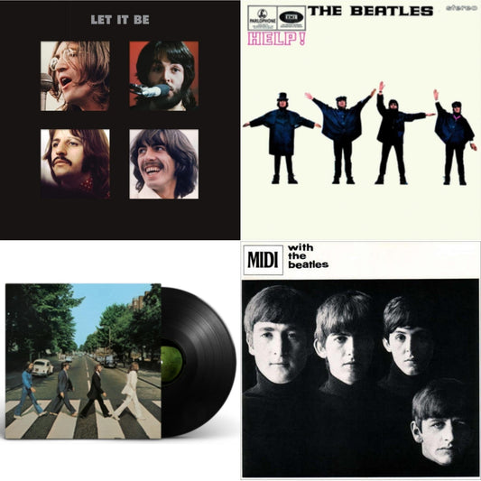 Beatles - Help & With The Beatles & Let It Be Special Edition (Super Deluxe/Slipbox/Book/4LP/12Inch Ep Box Set) & Abbey Road Anniversary