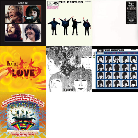 Beatles - Hard Day's Night & Help & Magical Mystery Tour & Revolver Special Edition & Let It Be Special Edition & Love  & Beatles (The White Album) (2 LP)