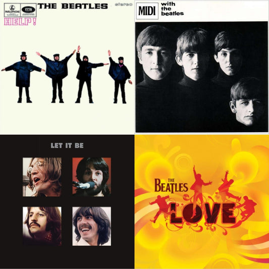 Beatles - Help & With The Beatles & Let It Be Special Edition (Super Deluxe/Slipbox/Book/4LP/12Inch Ep Box Set) & Love