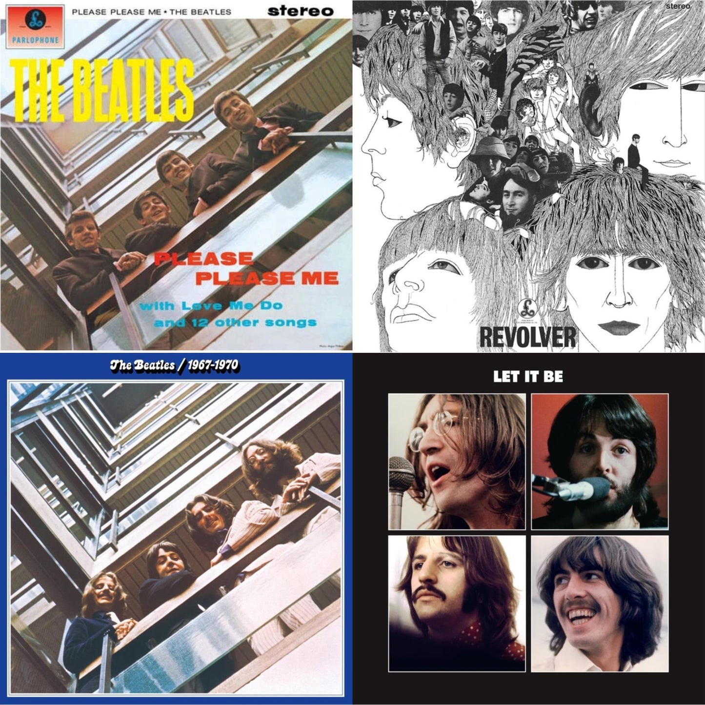 Beatles - Please Please Me & Revolver Special Edition & Beatles 1967-1970 (2023 Edition) (Half-Speed) (3LP) & Let It Be Special Edition