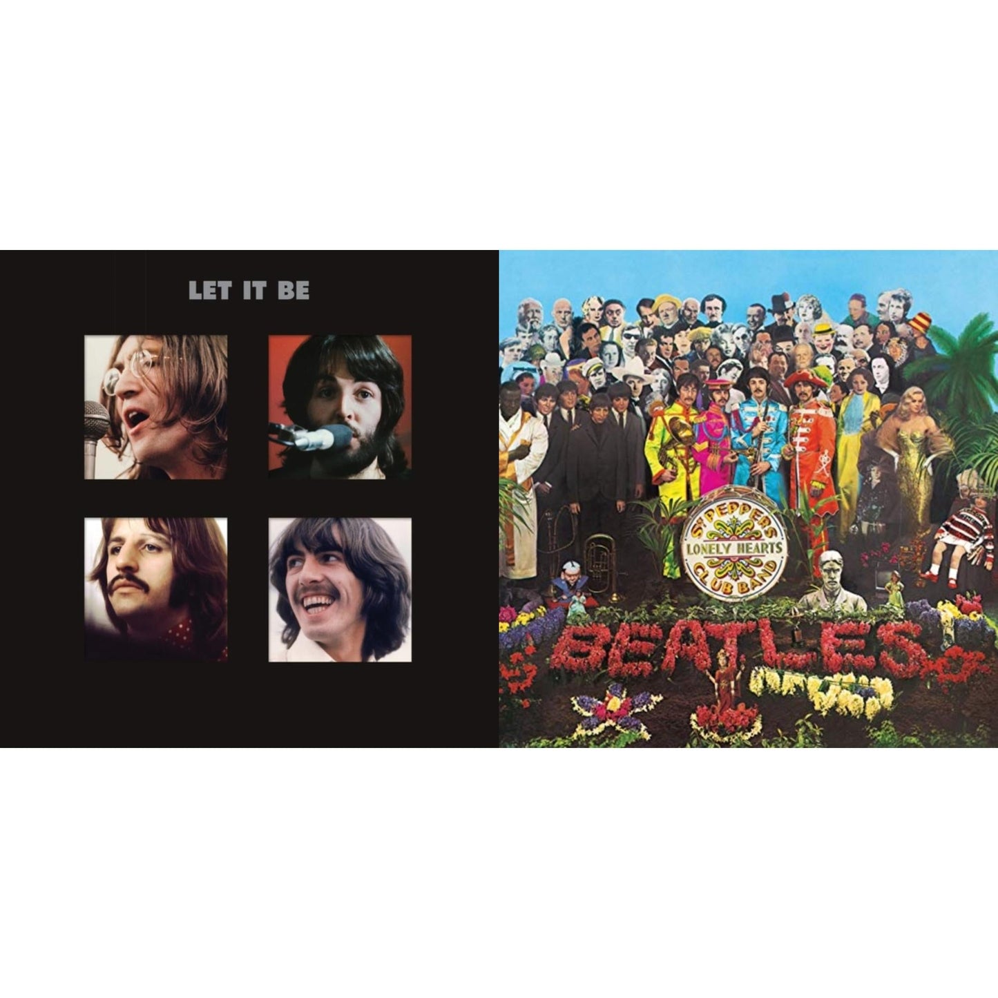 Beatles - Let It Be Special Edition (Super Deluxe/Slipbox/Book/4LP/12Inch Ep Box Set) & Sgt. Pepper's Lonely Hearts Club Band (2017 Stereo Mix/180G/Original Stencils)