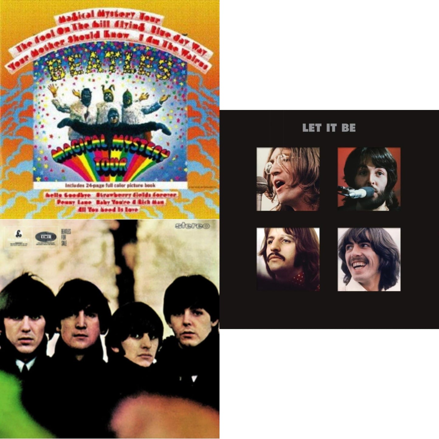 Beatles - Beatles For Sale & Magical Mystery Tour & Let It Be Special Edition (Super Deluxe/Slipbox/Book/4LP/12Inch Ep Box Set)
