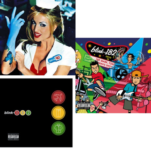 Blink-182 - Enema Of The State (X) & Take Off Your Pants & Jacket & Mark Tom & Travis Show (Enema Strikes Back) - LP Vinyl Bundle