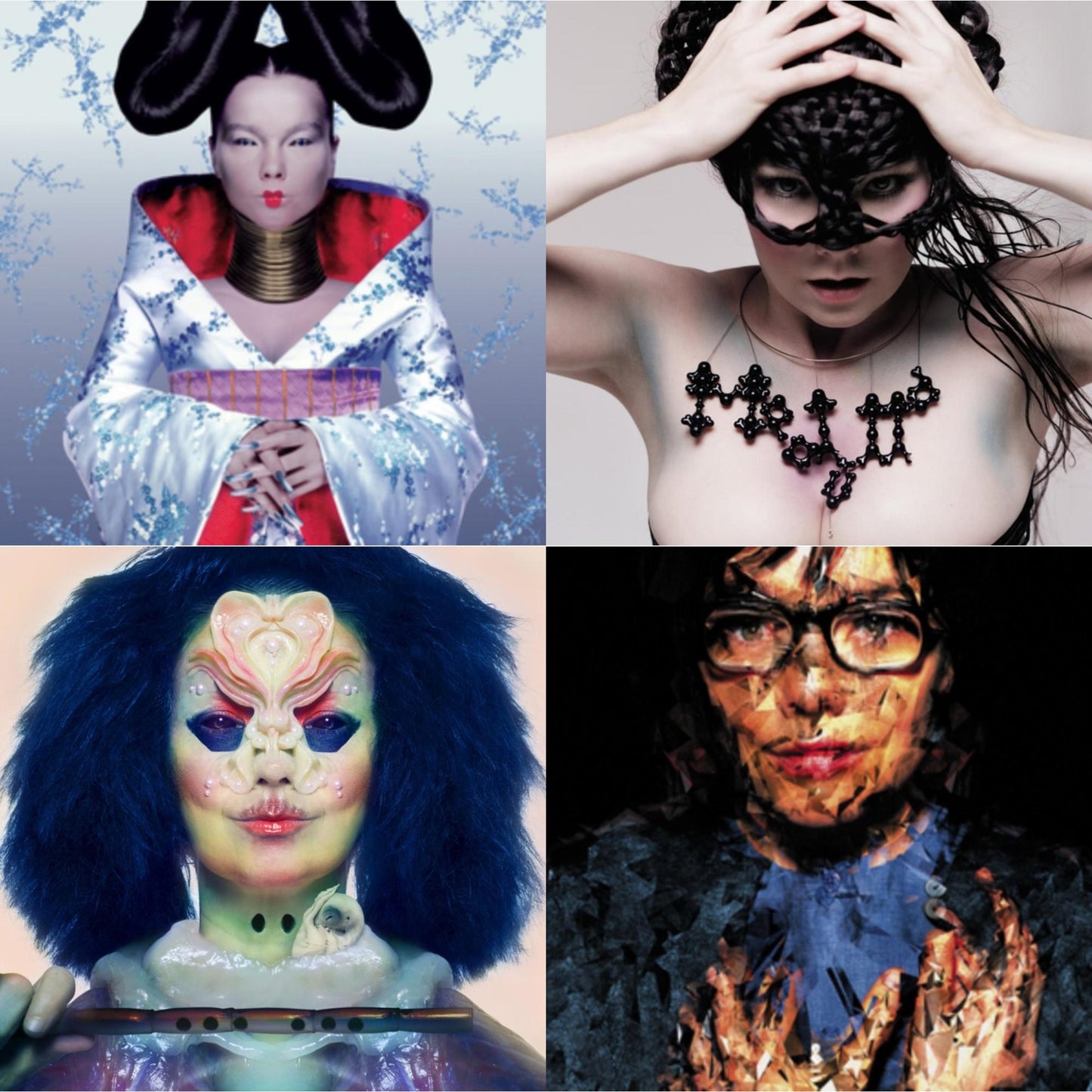 Bjork - Homogenic & Medulla & Utopia & Selma Songs - LP Vinyl Bundle