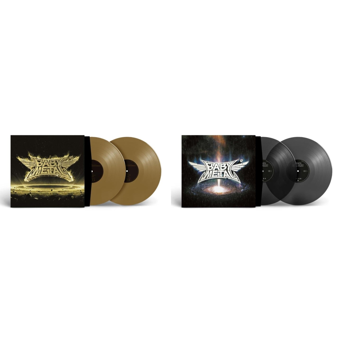 Babymetal - Metal Resistance (Gold Vinyl/2LP) & Metal Galaxy (Black Ice Vinyl/2LP)