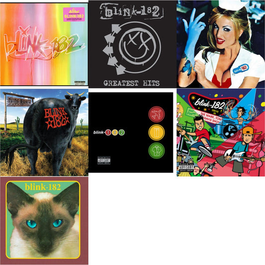 Blink-182 - Nine (140G) & Greatest Hits (2LP) & Enema Of The State (X) & Dude Ranch & Take Off Your Pants & Jacket & Mark Tom & Travis Show (Enema Strikes Back) & Cheshire Cat