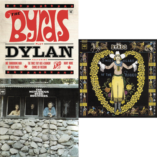 Byrds - Byrds Play Dylan & Notorious Byrd Brothers & Sweetheart Of The Rodeo - CD Bundle