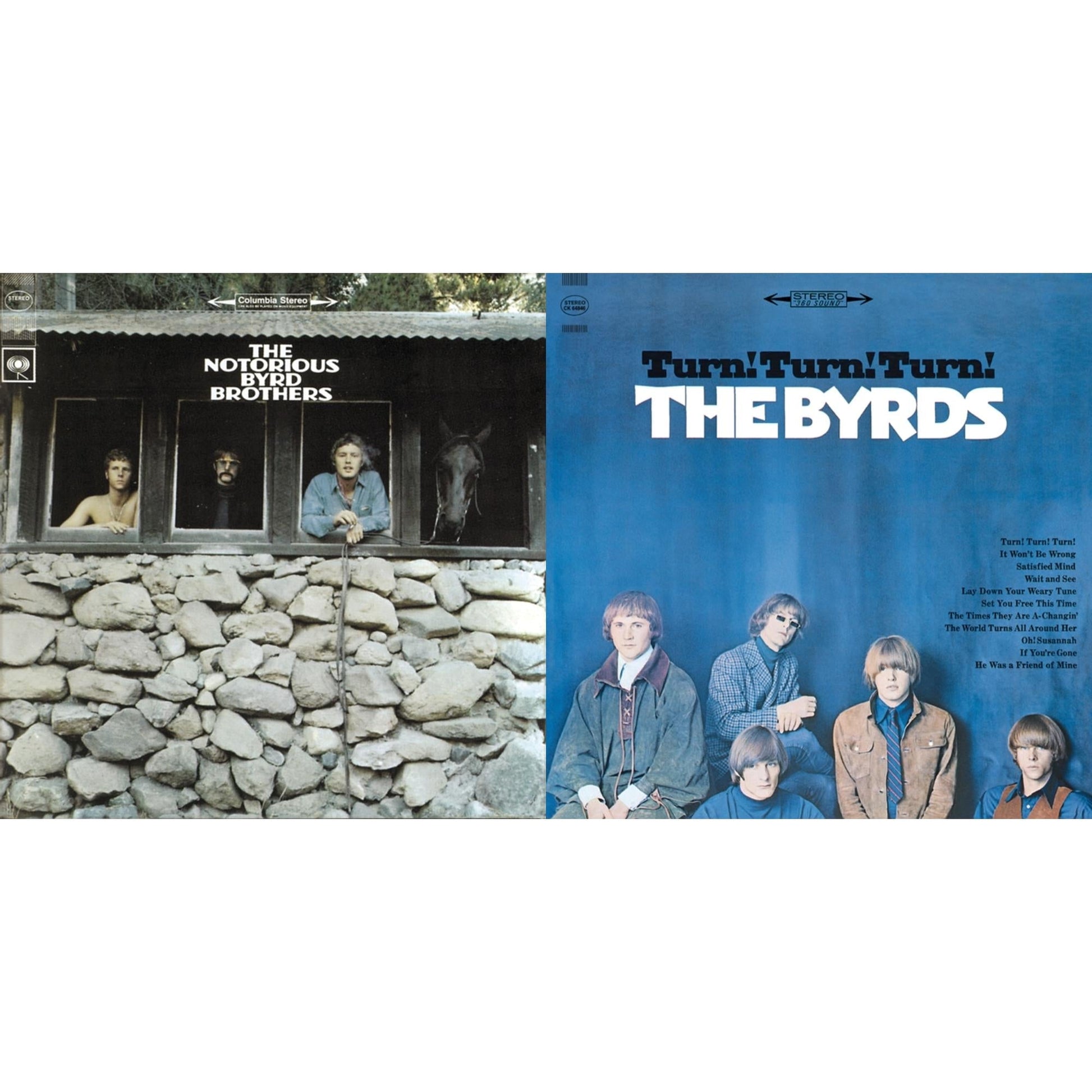 Byrds - Notorious Byrd Brothers & Turn Turn Turn - CD Bundle